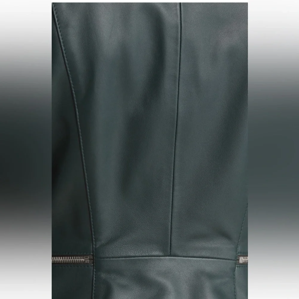 🔥LAST ONE!!!🔥BOSS Salomea Leather Jacket - Picture 7 of 16